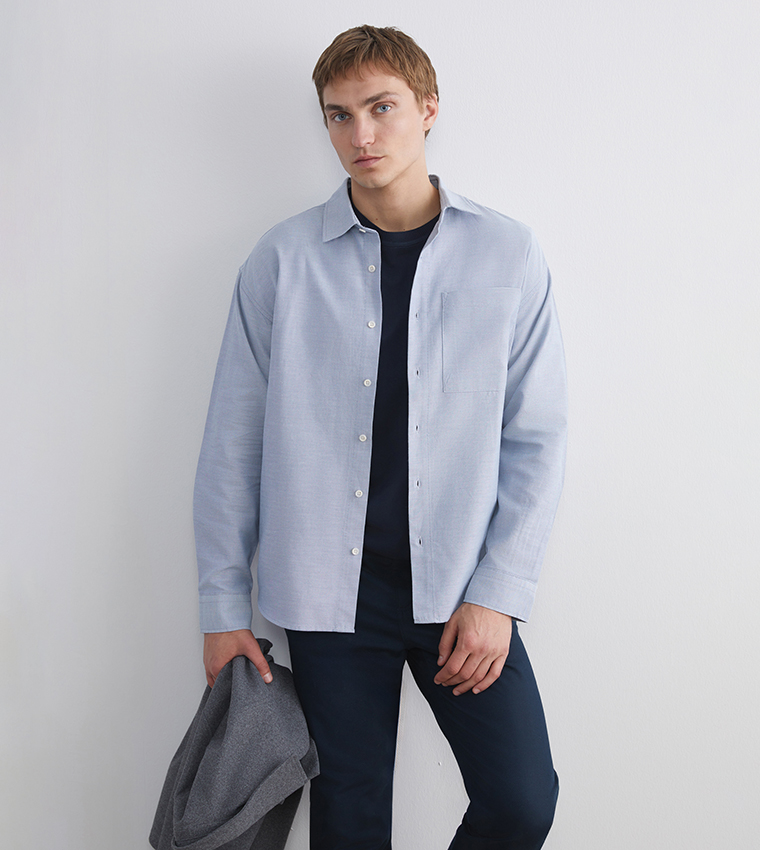 Pocket Detail Long Sleeves Shirt