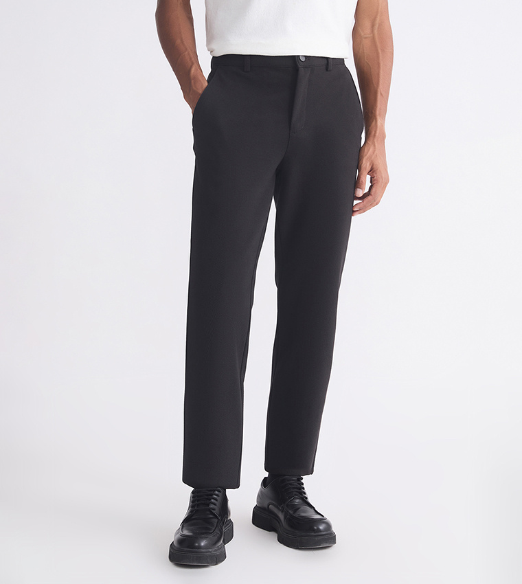 Mid Rise Slim Fit Trousers