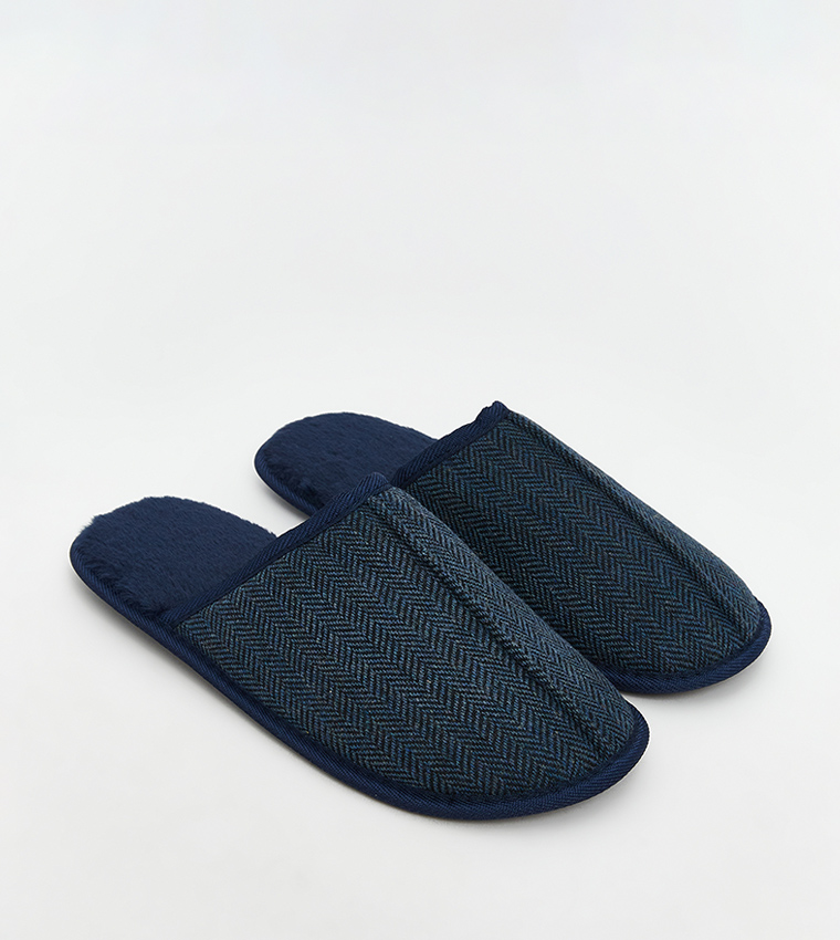 Textured Bedroom Slippers