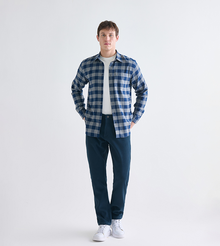 Plaid Long Sleeves Shirt