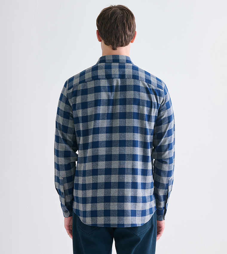 Plaid Long Sleeves Shirt