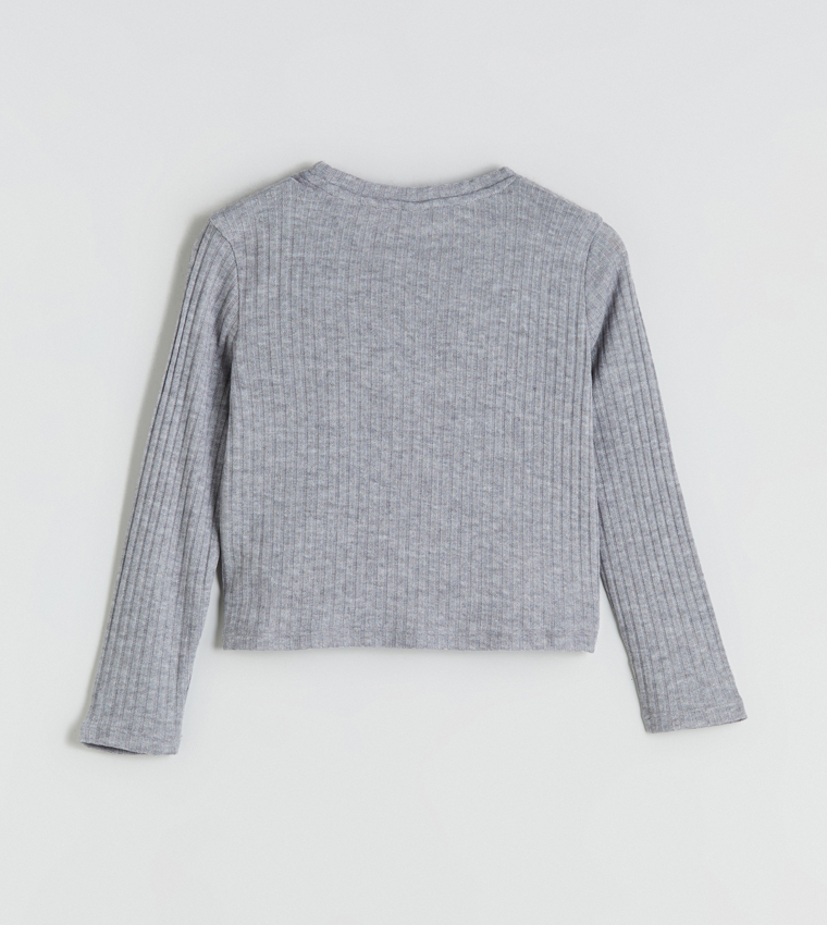Sequined Long Sleeves T-Shirt