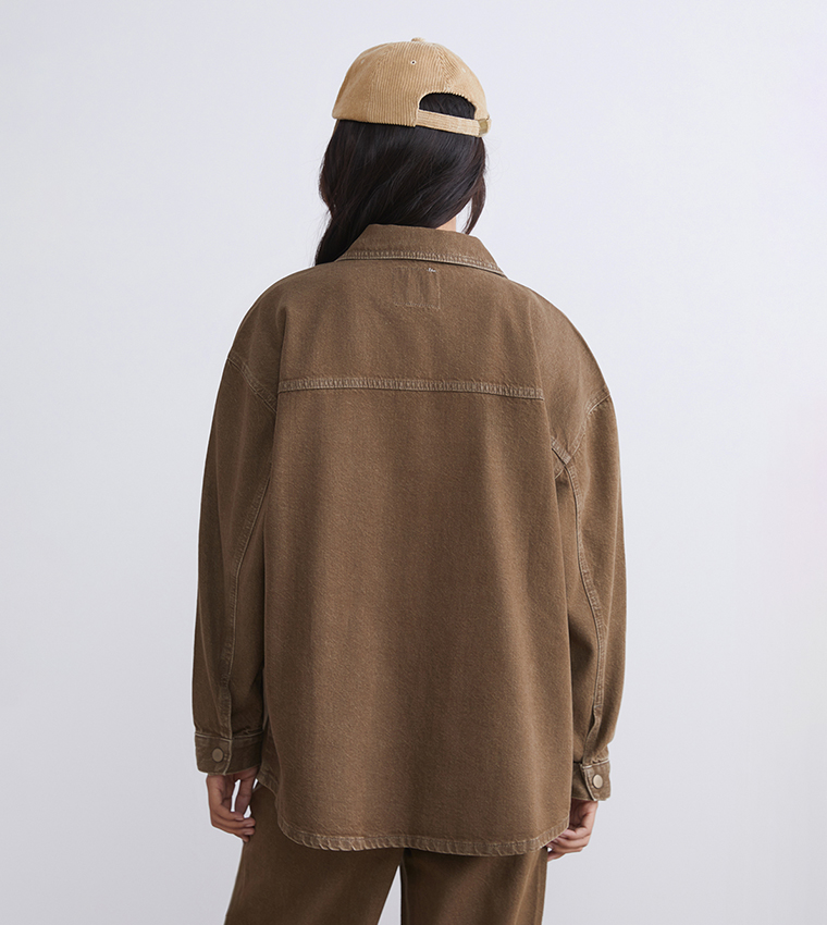 Washed Oversized Denim Jacket