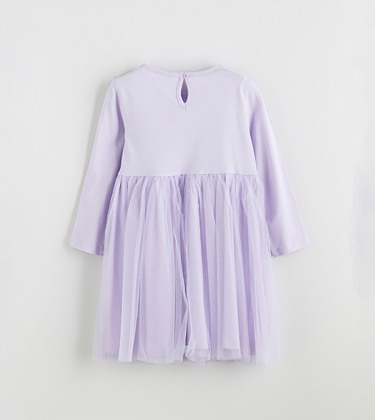 Kuromi Printed Long Sleeves Dress