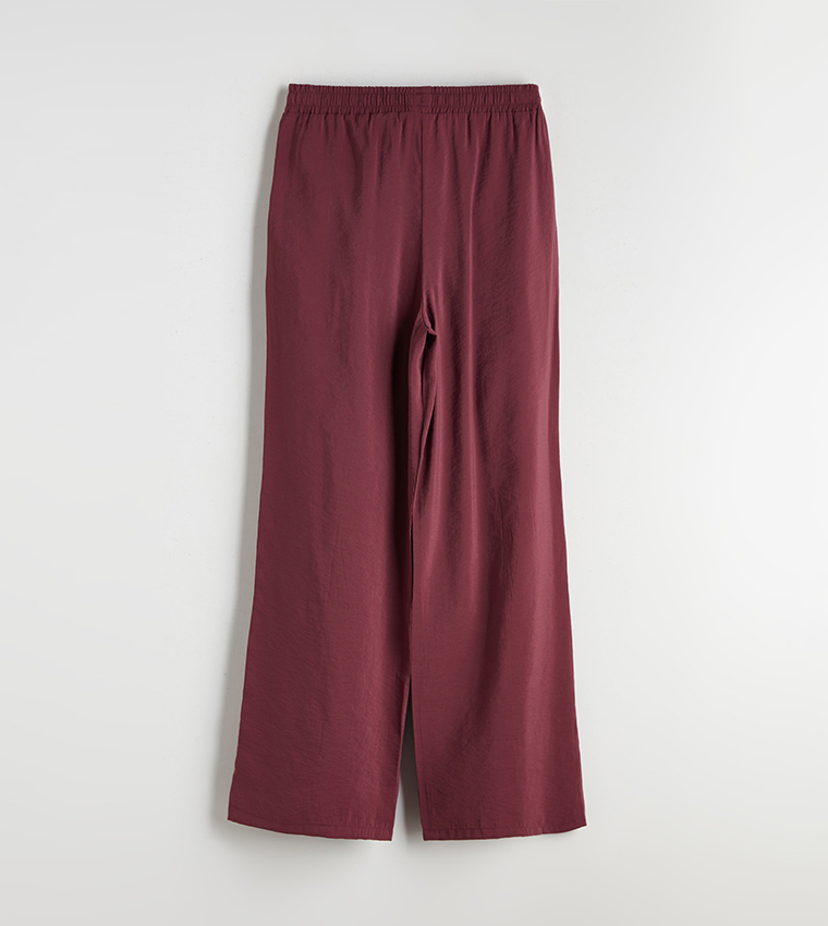 Drawstring Waist Modal Blend Trousers
