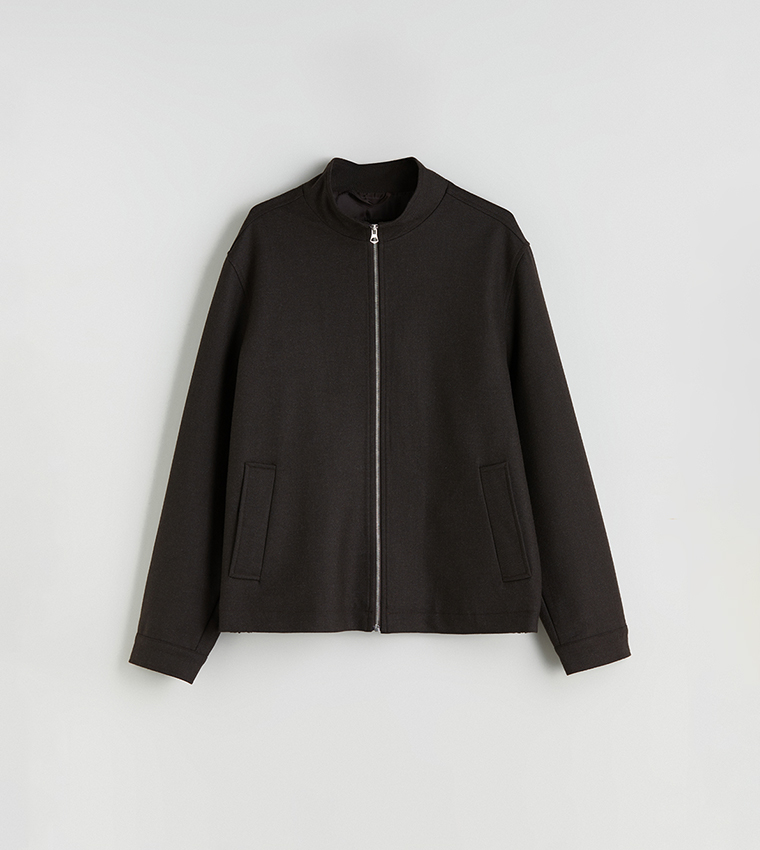 جاكيت ترنش بسحاب وكم طويل 