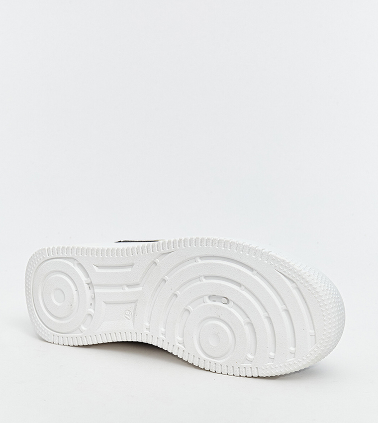 Color Block Lace Up Platform Sneakers