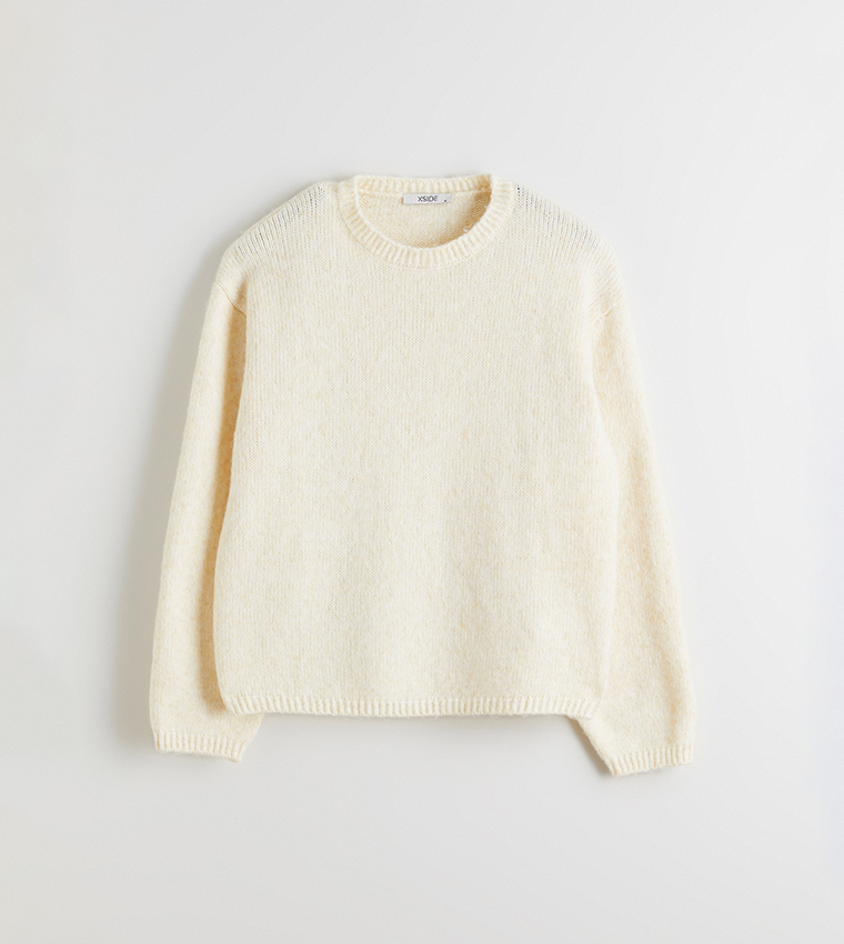 Knitted Crew Neck Sweater