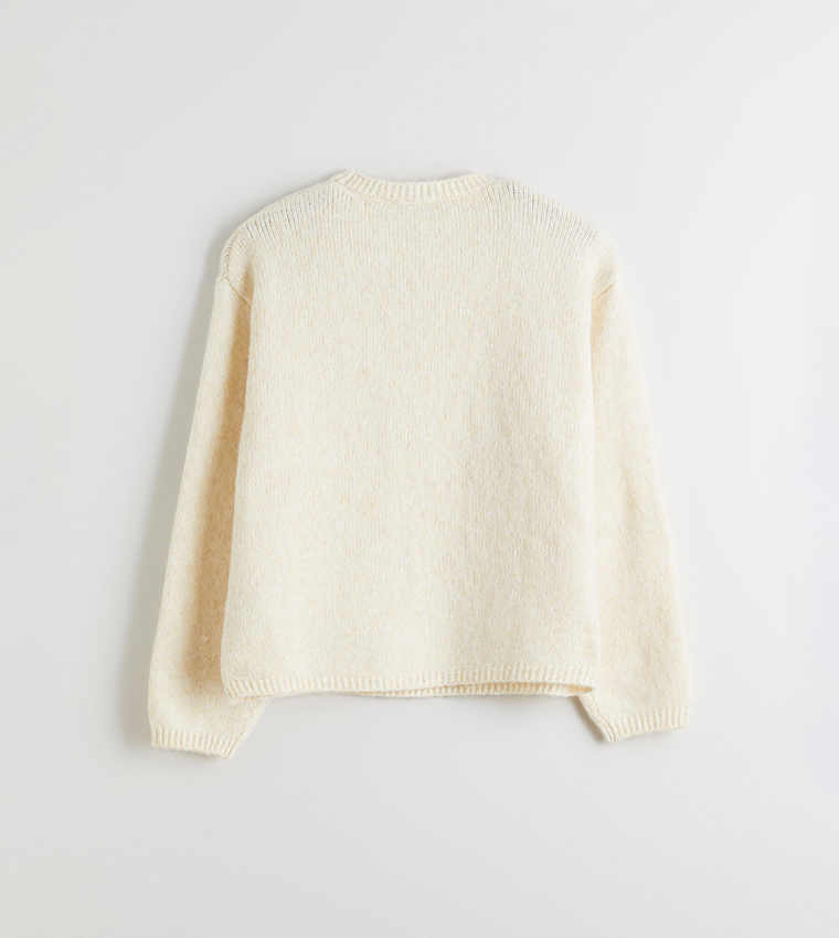Knitted Crew Neck Sweater