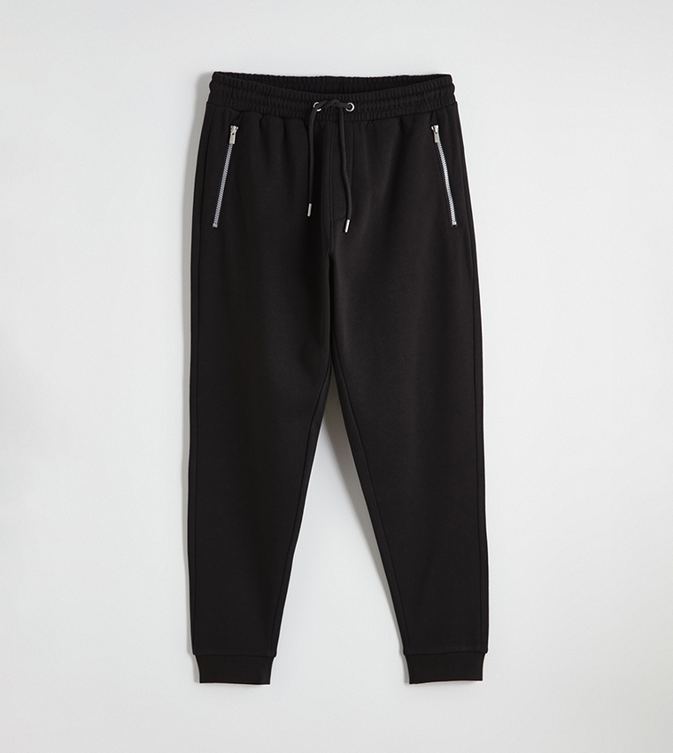 Drawstring Waist Slim Fit Joggers