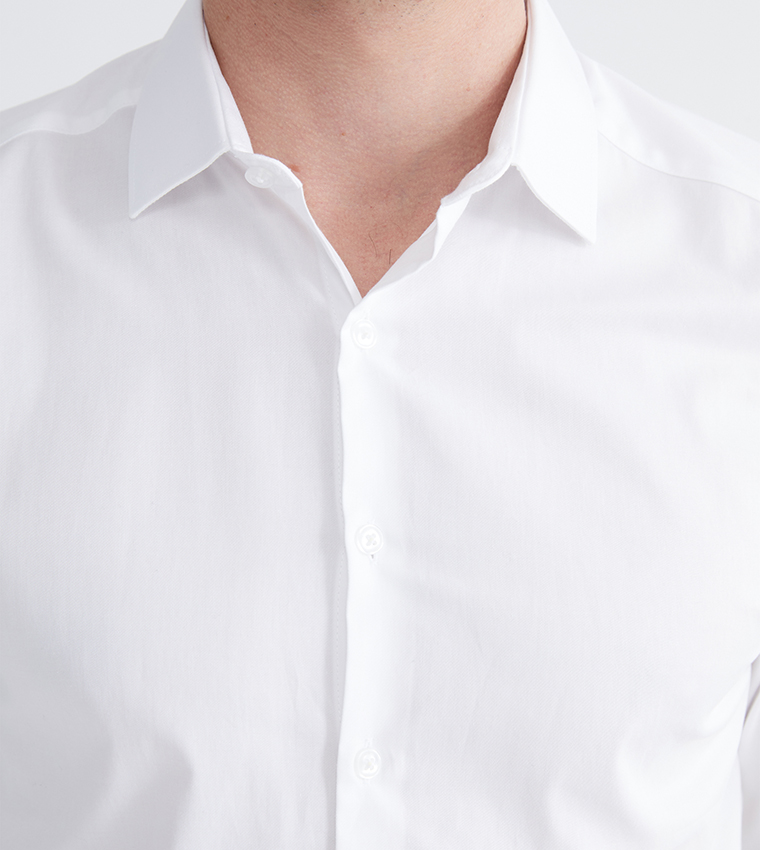 Solid Long Sleeves Formal Shirt