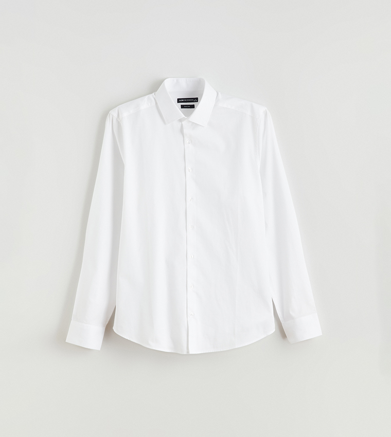 Solid Long Sleeves Formal Shirt