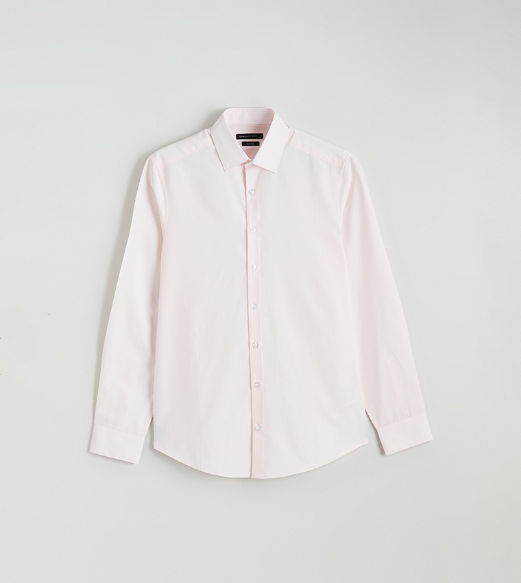 Striped Long Sleeves Slim Fit Formal Shirt