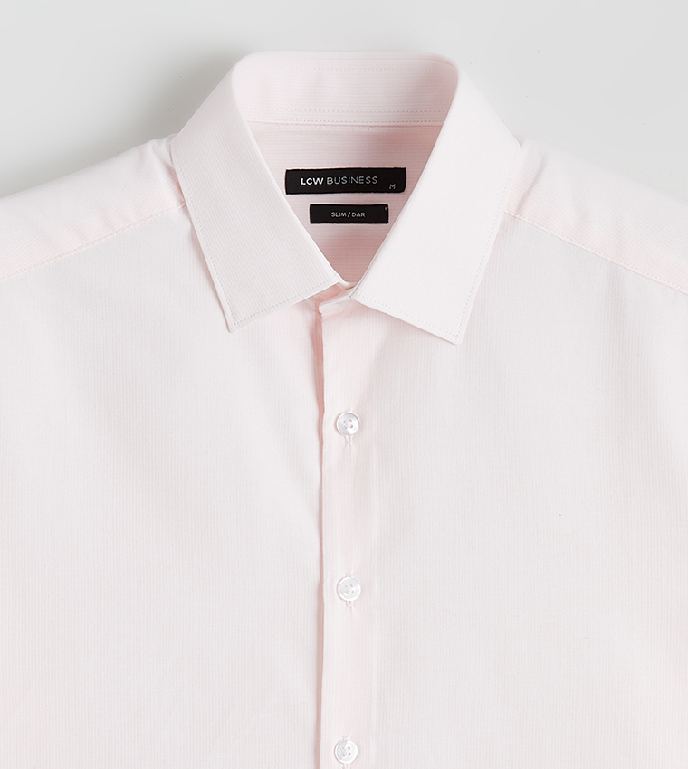 Striped Long Sleeves Slim Fit Formal Shirt