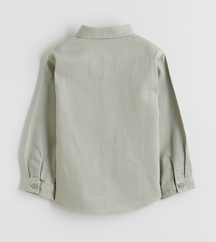 Solid Long Sleeves Shirt