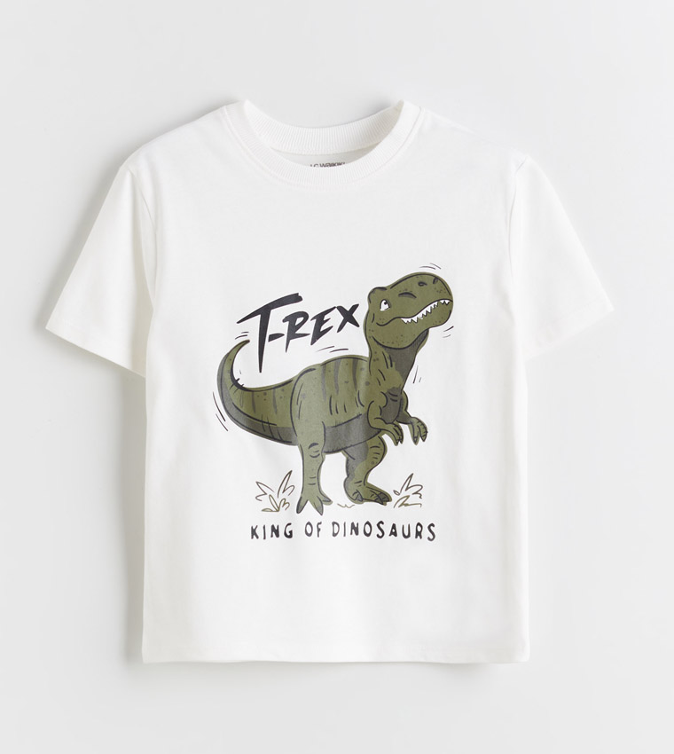 Printed Short Sleeves Casual T-Shirt