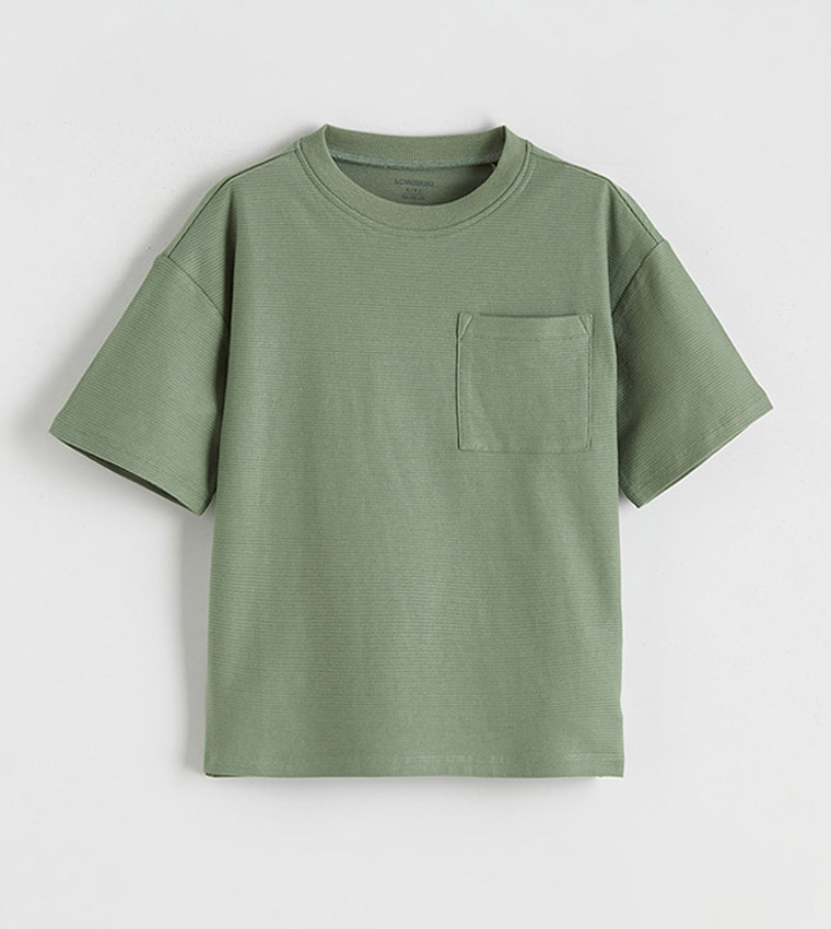 Pocket Front Short Sleeves T-Shirt