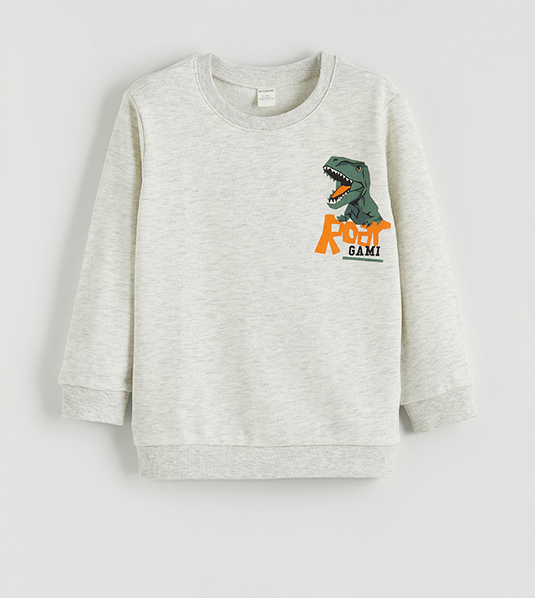 Pack of 2 Printed Crew Neck Sweatshirt