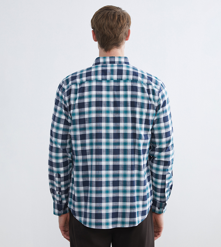 Plaid Long Sleeves Casual Shirt