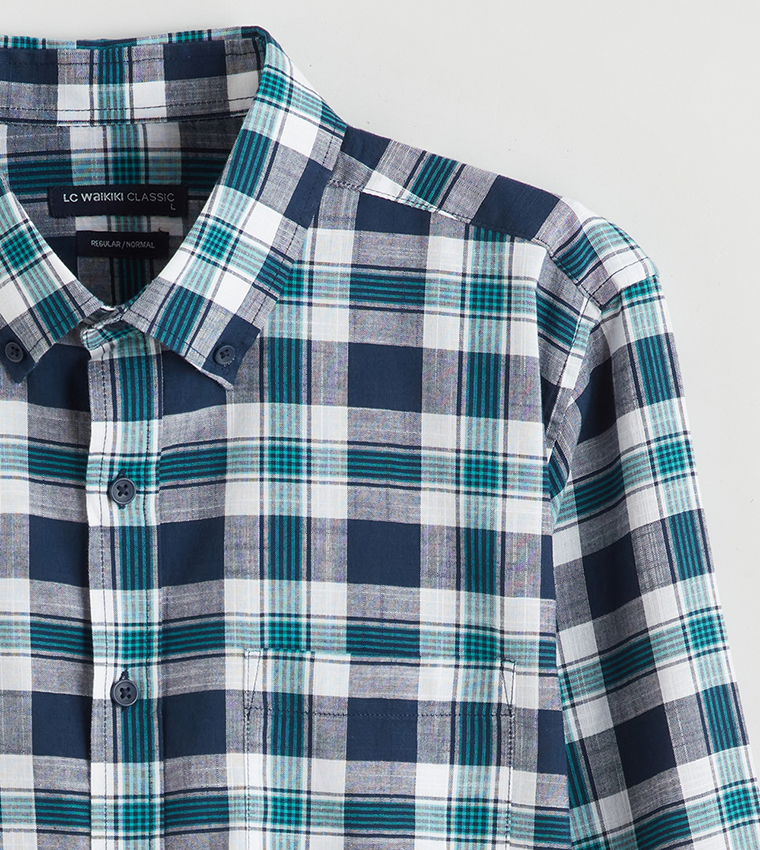 Plaid Long Sleeves Casual Shirt