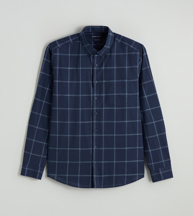 Plaid Long Sleeves Casual Shirt
