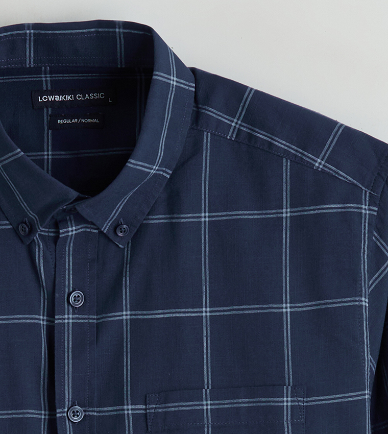 Plaid Long Sleeves Casual Shirt