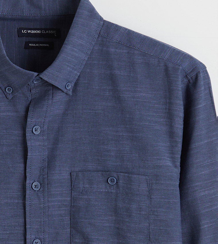 Solid Long Sleeves Casual Shirt