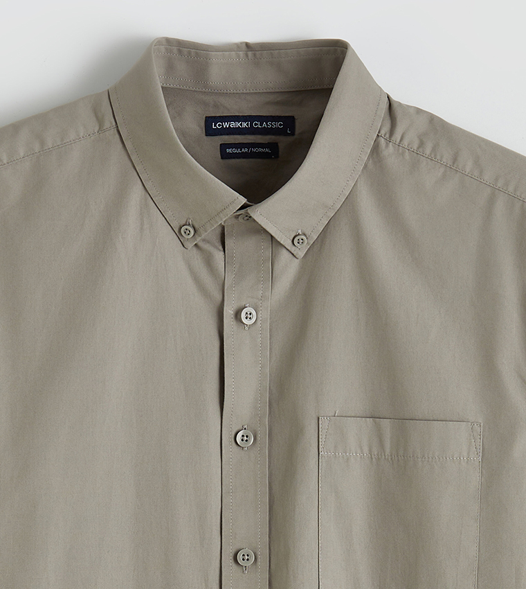 Solid Long Sleeves Casual Shirt