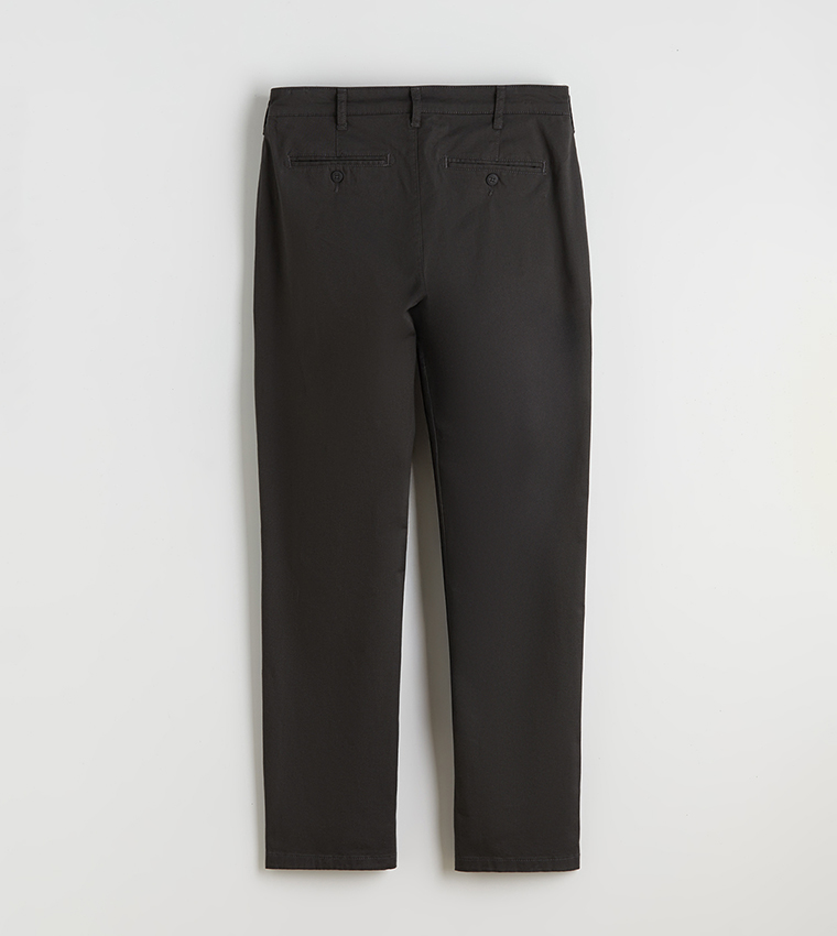 Mid Rise Slim Fit Gabardine Chinos