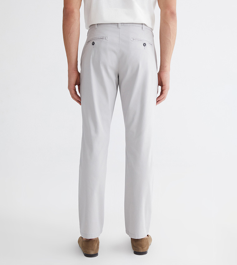 Mid Rise Slim Fit Gabardine Chinos