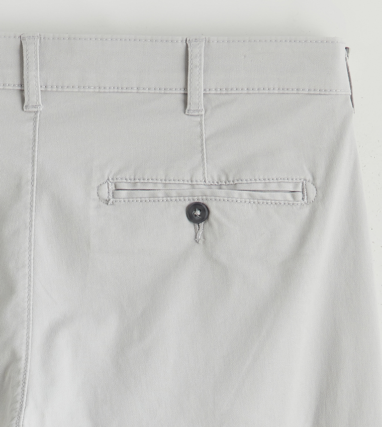 Mid Rise Slim Fit Gabardine Chinos