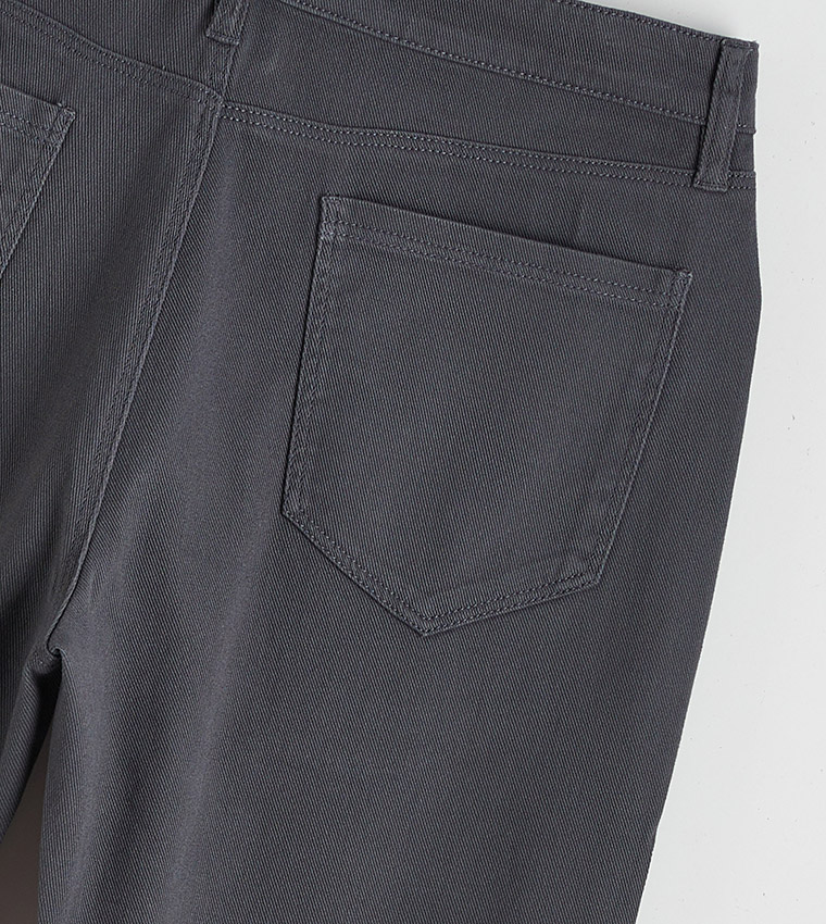 Solid Standard Fit Trousers