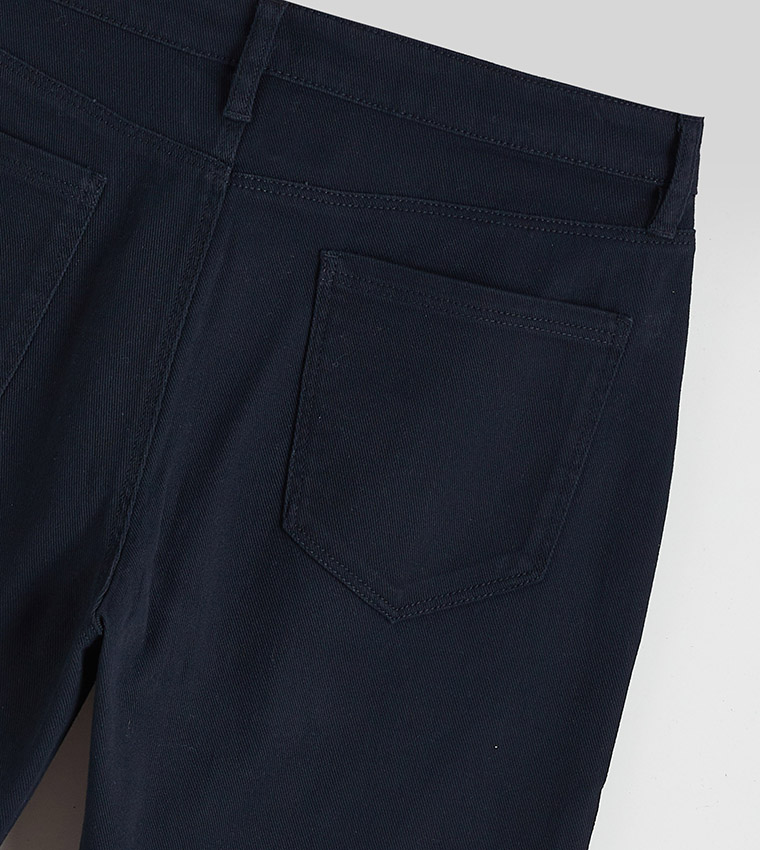 Solid Standard Fit Trousers