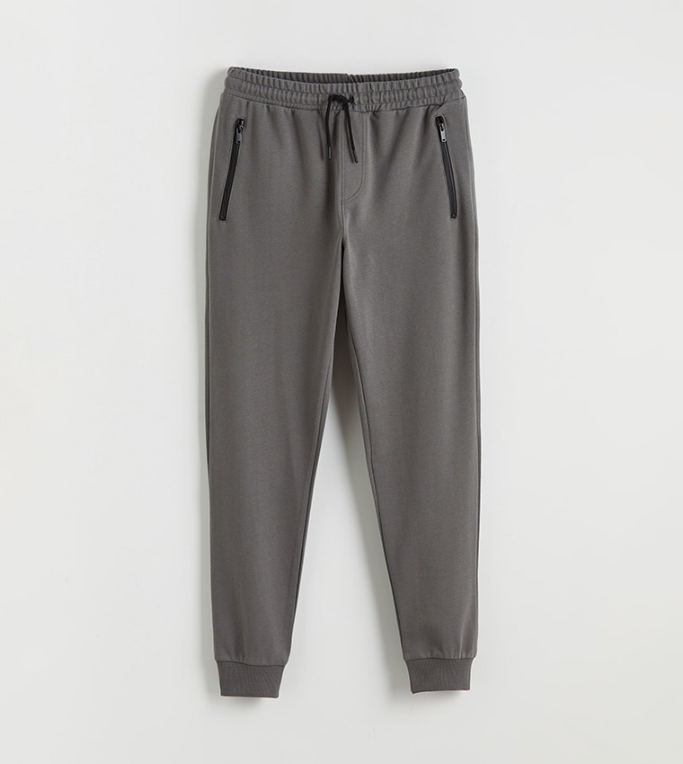 Drawstring Waist Regular Fit Joggers