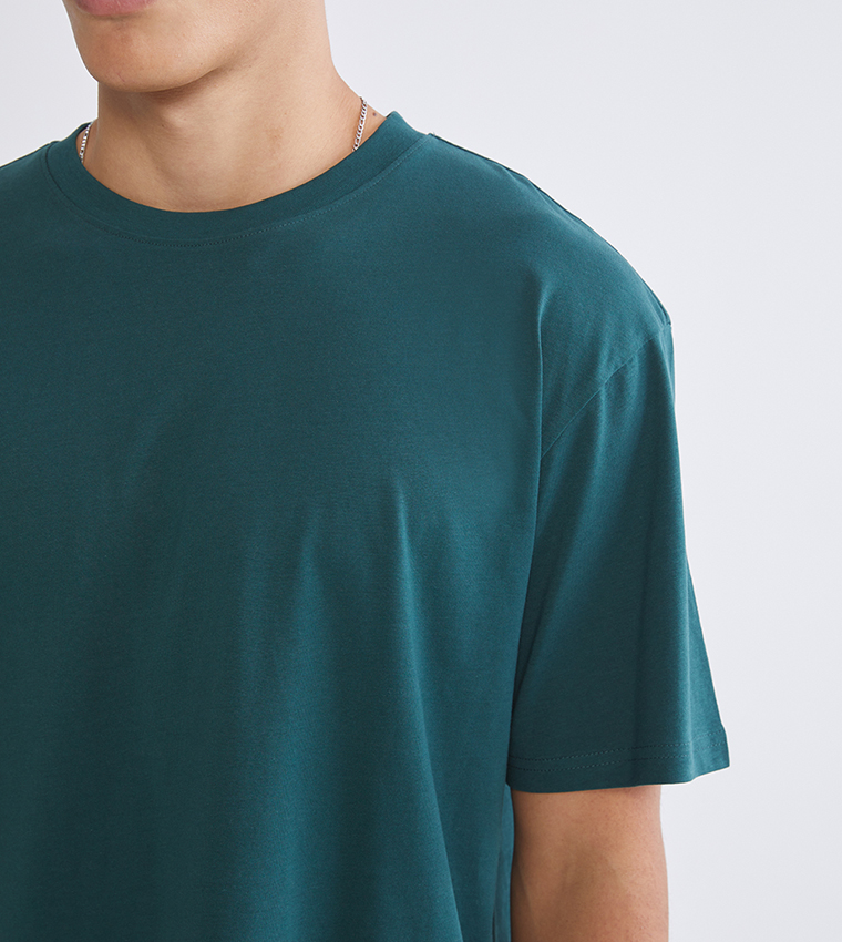 تيشيرت أوفرسايز كم قصير 