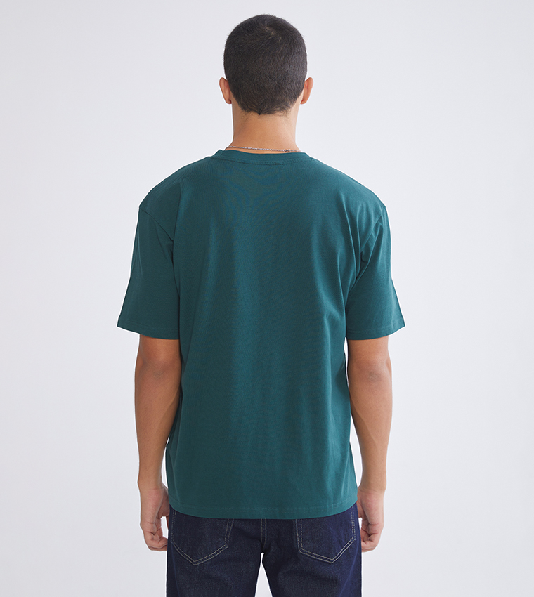 تيشيرت أوفرسايز كم قصير 