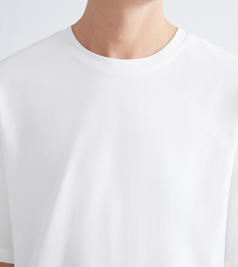 Solid Short Sleeves Casual T-Shirt