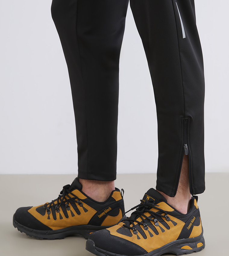 Solid Drawstring Waist Regular Fit Sweatpants