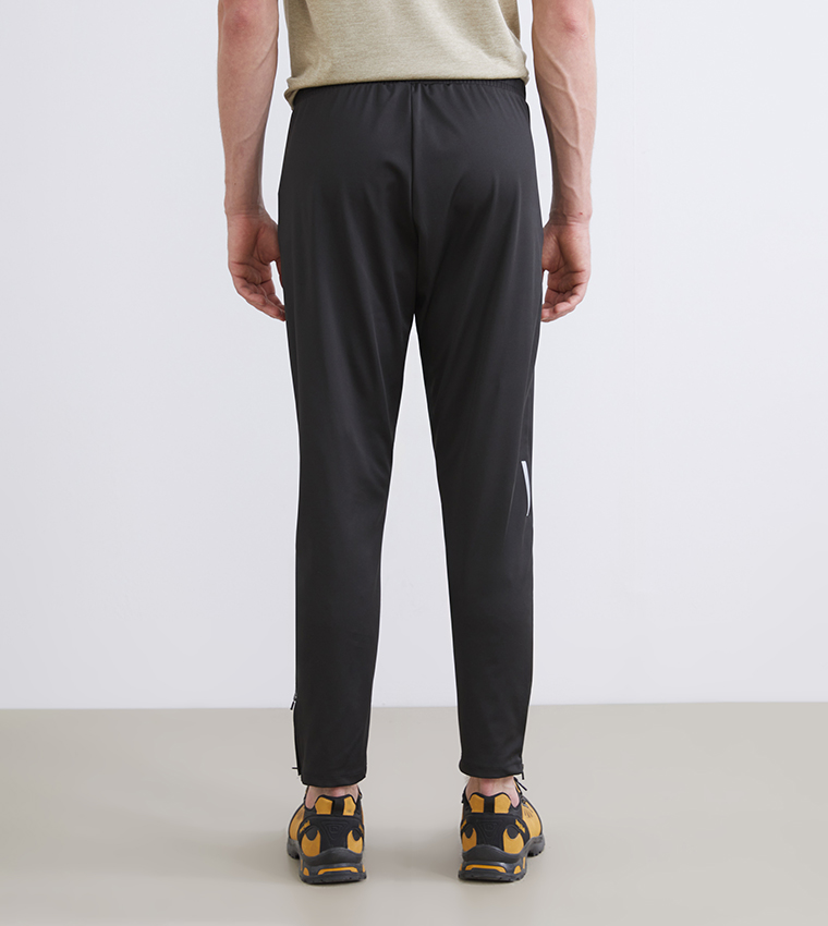 Solid Drawstring Waist Regular Fit Sweatpants