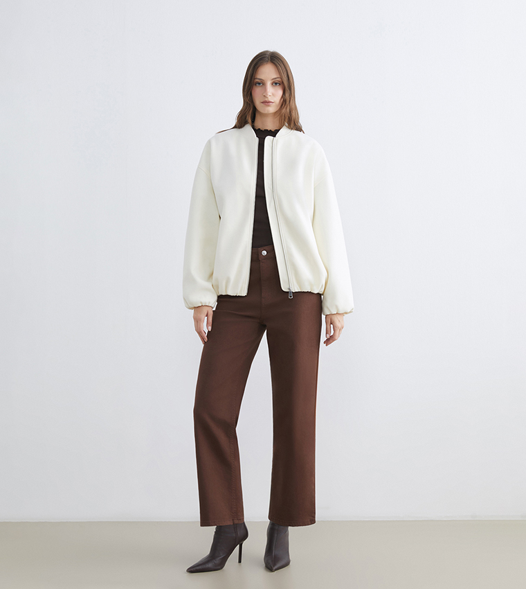 جاكيت بومبر أوفرسايز 