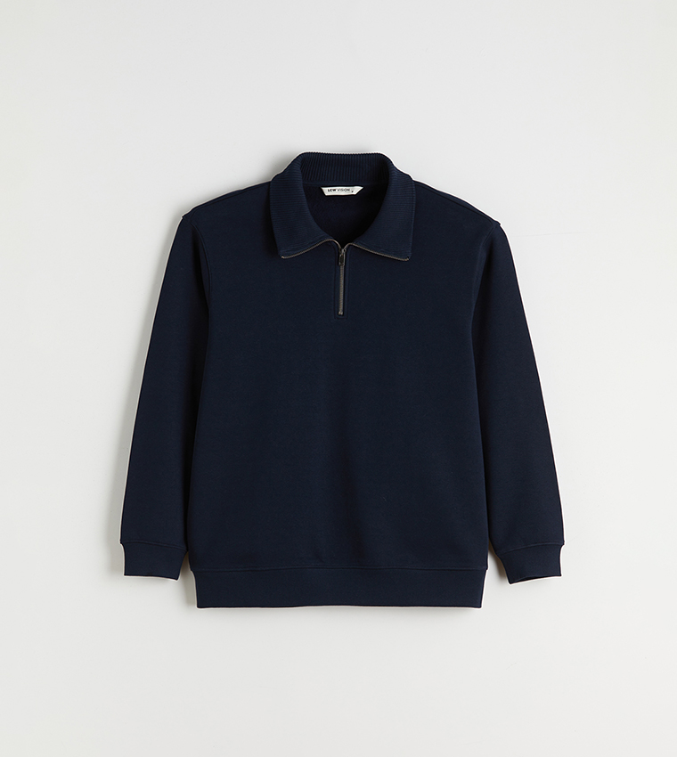 Solid Long Sleeves Sweatshirt