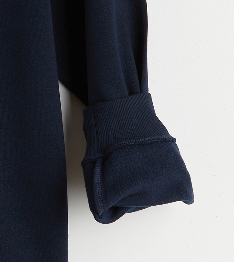Solid Long Sleeves Sweatshirt