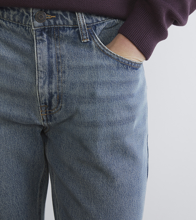 Washed Regular Fit Jeans