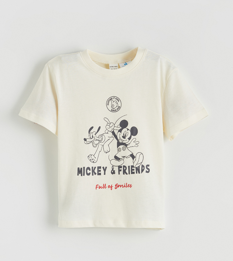 Mickey Mouse Print Long Sleeves Clothing Set