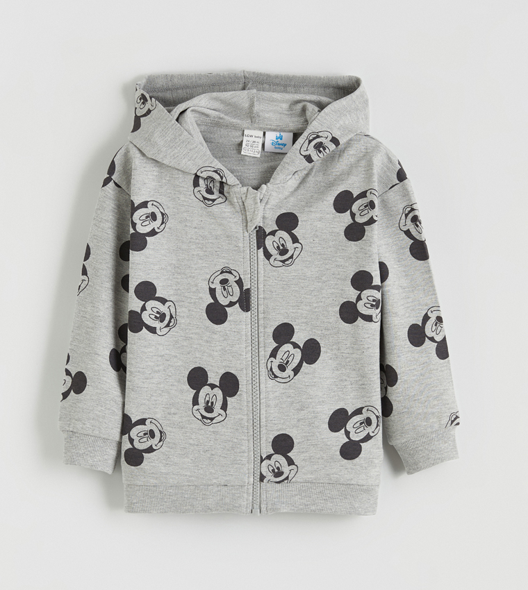 Mickey Mouse Print Long Sleeves Clothing Set