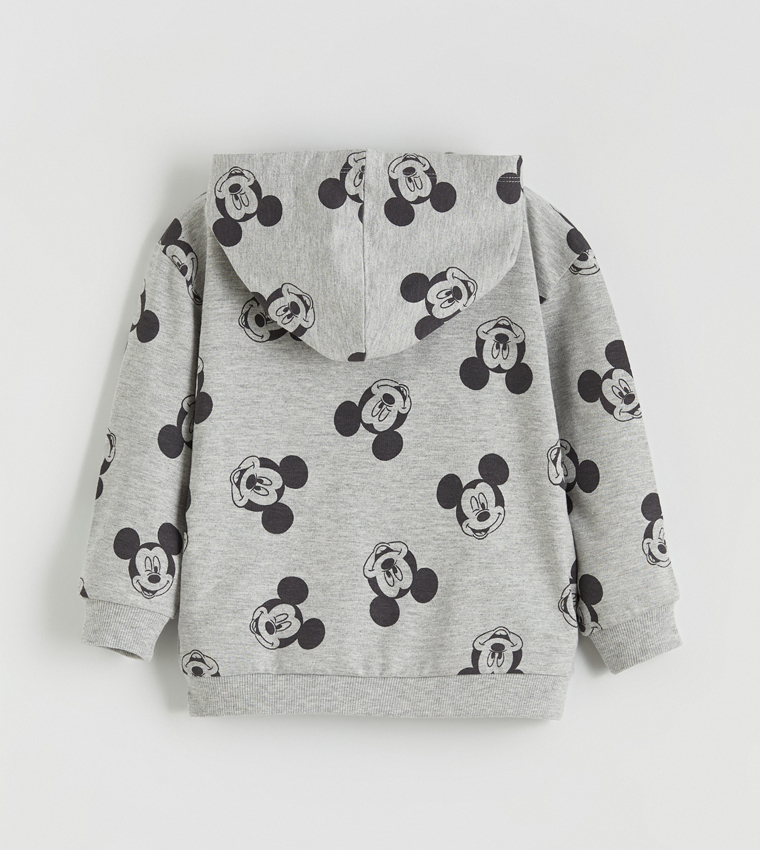 Mickey Mouse Print Long Sleeves Clothing Set