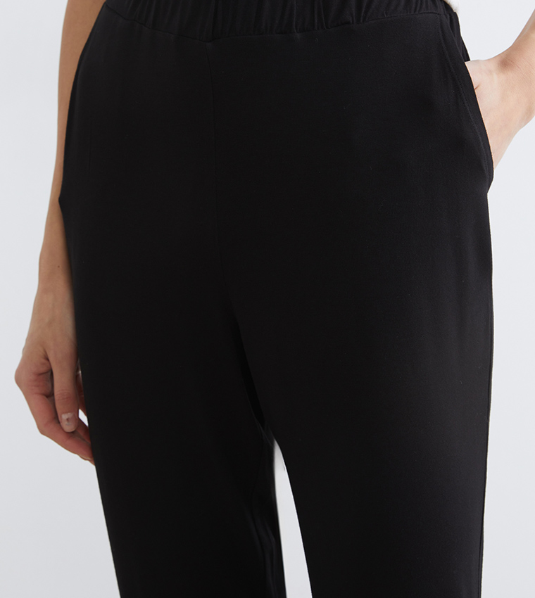 Elastic Waist Slim Fit Sweatpants
