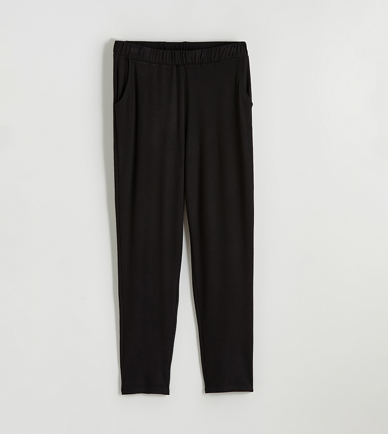Elastic Waist Slim Fit Sweatpants
