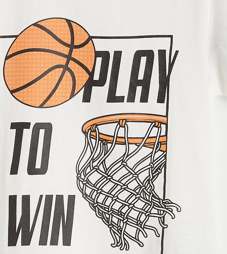 Printed Short Sleeves Crew Neck T-Shirt