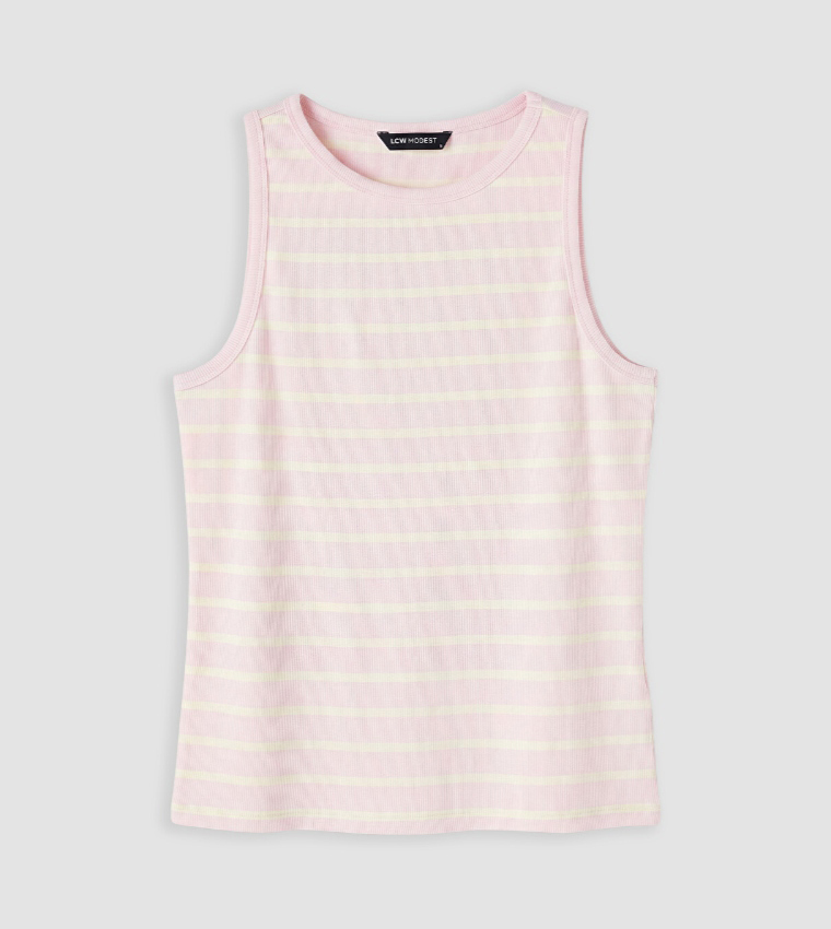 LC Waikiki  Sleeveless Tops - Pink Sleeveless Tops